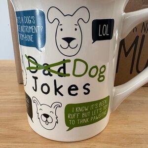 New in box- Our Name is Mud mug- Dad/Dog Jokes mug